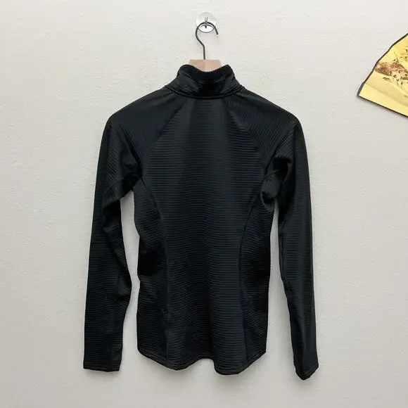 outdoor research black women's tech grid quarter zip fleece pullover thermal top - Picture 5 of 7